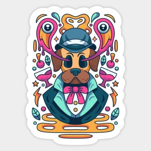 Dog Detective Sticker